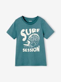 Junge-Jungen T-Shirt BASIC mit Print vorn