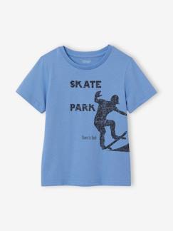 Junge-Jungen T-Shirt BASIC mit Print vorn