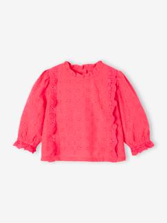 Bébé-Blouse bébé broderie anglaise à volants