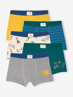 Garçon-Sous-vêtement-Lot de 5 boxers stretch COOL garçon