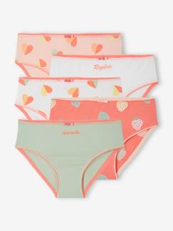 Fille-Sous-vêtement-Lot de 5 culottes fantaisie fille