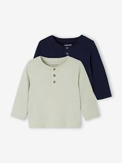 Bébé-T-shirt, sous-pull-Lot 2 tee-shirts tunisiens bébé manches longues