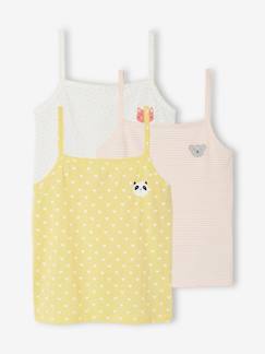 Mädchen-Unterwäsche-Unterhemd-3er-Pack Mädchen Unterhemden aus Baumwolle