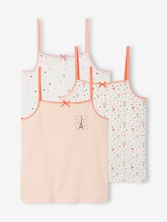 Fille-Sous-vêtement-Lot de 3 débardeurs fantaisie Fille