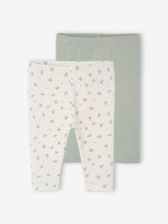 Baby-Leggings-Bio-Kollektion: 2er-Pack Baby Leggings BASIC