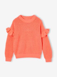 Mädchen-Pullover, Strickjacke, Sweatshirt-Mädchen Pullover mit Volants