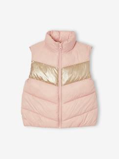 Fille-Doudoune sans manches effet colorblock fille