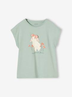 Fille-T-shirt, sous-pull-Tee-shirt motif fantaisie fille