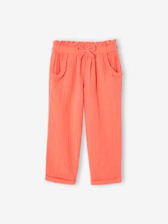 Mädchen-Hose-Mädchen 3/4-Hose mit Blumenprint, Musselin