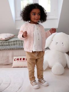 Mädchen-Hose-Baby Paperbag-Hose mit Gürtel