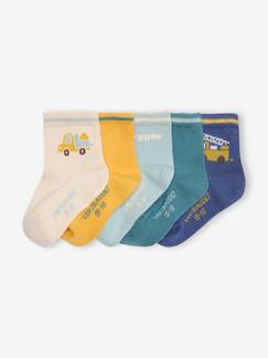 Baby-Socken, Strumpfhose-5er-Pack Baby Socken mit Fahrzeugen