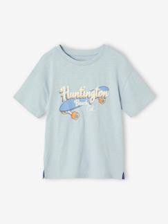 Junge-Jungen T-Shirt mit Skater-Print und Recycling-Baumwolle