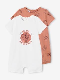 Baby-Body-2er-Pack Baby Kurzoveralls Disney KÖNIG DER LÖWEN