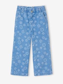 Mädchen-Hose-Weite Mädchen Paperbag-Jeans