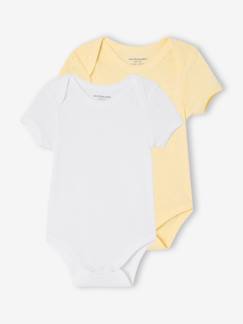 Baby-Body-Bio-Kollektion: 2er-Pack Baby Kurzarm-Bodys aus Jersey