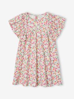 Mädchen-Kleid-Weites Mädchen Kleid mit Blumenmuster Oeko-Tex