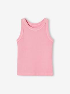 Fille-T-shirt, sous-pull-Débardeur en côtes fille
