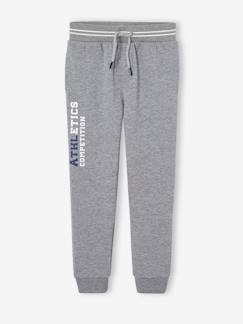 Garçon-Vêtements de sport-Pantalon jogging sport en molleton garçon