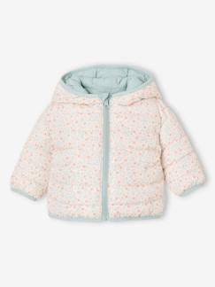 Mädchen-Mantel, Jacke-Wendbare Baby Light-Steppjacke mit Recycling-Polyester
