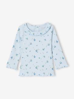 Bébé-T-shirt, sous-pull-T-shirt bébé en maille côtelée manches longues