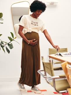 Pantalon fluide et large de grossesse