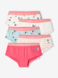Fille-Sous-vêtement-Lot de 5 shorties jungle fille