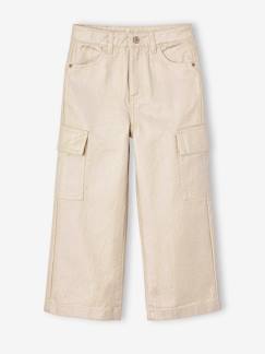 Mädchen-Hose-Weite Mädchen Cargohose mit Glanzeffekt