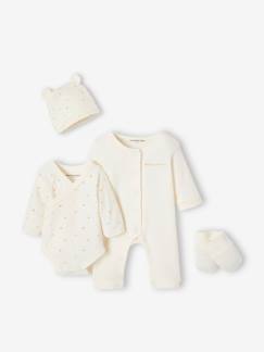 Bébé-Accessoires-Ensemble naissance 4 pièces bébé spécial prématuré coffret cadeau
