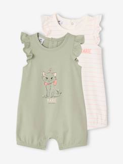 Baby-Body-2er-Pack Baby Kurzoveralls Disney ARISTOCATS MARIE