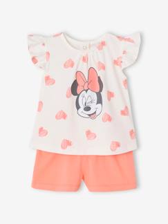 Baby-Baby-Set mit Herzen Disney MINNIE MAUS: T-Shirt & Shorts