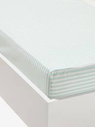 Drap-housse imprimé bébé Moustachat  