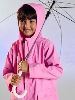 Mädchen-Mantel, Jacke-Regenjacke, Trenchcoat-Mädchen Regenjacke mit Kapuze