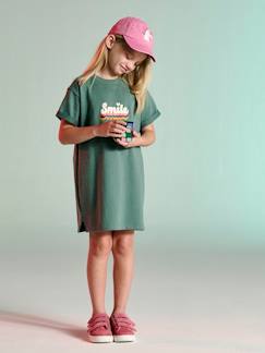 Mädchen-Kleid-Leichtes Mädchen Sweatkleid mit Aufdruck Oeko-Tex