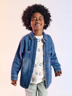 Junge-Hemd-Jungen Jeanshemd