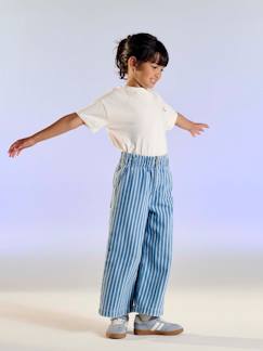 Mädchen-Hose-Weite Mädchen Paperbag-Jeans