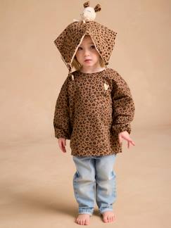 Mädchen-Mädchen Sweatshirt ENVIE DE FRAISE Mama-Tochter-Capsule LEOPARD, Bio-Baumwolle
