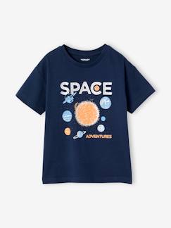 Garçon-T-shirt, polo, sous-pull-T-Shirt Space motif brillant garçon