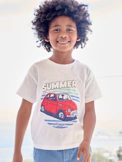 Junge-Kinder T-Shirt mit Reliefprint