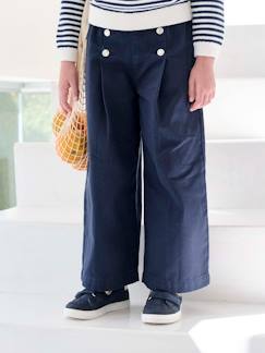 Mädchen-Hose-Weite Mädchen Hose mit Zierknöpfen