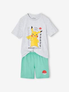 Junge-Pyjama, Overall-Kinder Sommer-Schlafanzug POKEMON mit Pikachu-Print