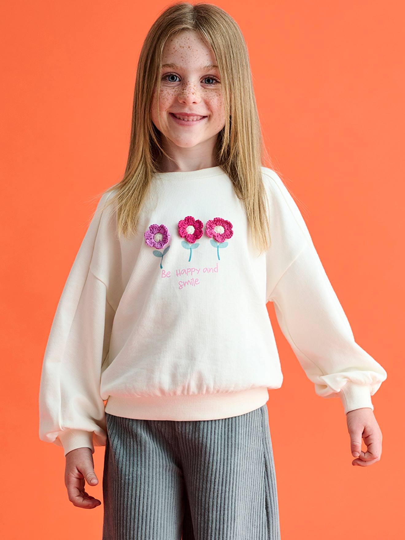Vertbaudet Mädchen Sport-Sweatshirt Mit Recycling-Polyester Colorblock – Oversized Fit