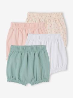 5er-Pack Mädchen Shortys aus Bio-Baumwolle - salbeigrün 5er-Pack Mädchen Shortys aus Bio-Baumwolle - salbeigrün