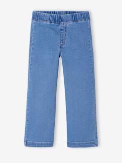 Fille-Pantalon-Jean tregging fille large 