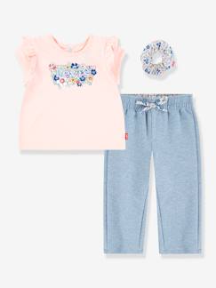 Mädchen Set: T-Shirt, Caprihose & Scrunchie Ruffle Levi's