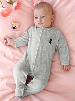 -Pyjama bébé velours dos fantaisie