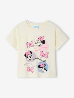 Fille-Tee-shirt Disney Minnie bulles colorées