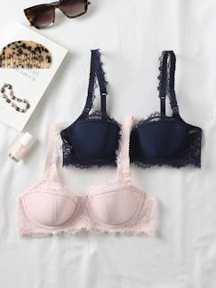 Vêtements de grossesse-Lot de 2 soutiens-gorges en dentelle ENVIE DE FRAISE