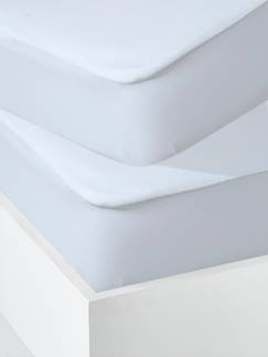 Chambre et rangement-Literie-Alèse-Lot de 2 alèses microfibre anti-acariens traité Bi-ome®