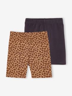 Mädchen-Hose-2er-Pack Mädchen Radlerhosen