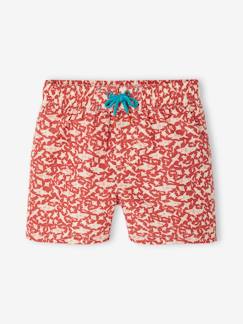 Junge-Bademode-Jungen Badehose mit Hai-Motiven
